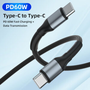 Câble USB-C vers USB-C 60W Tressé