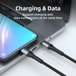 Câble USB-C vers USB-C 60W Tressé