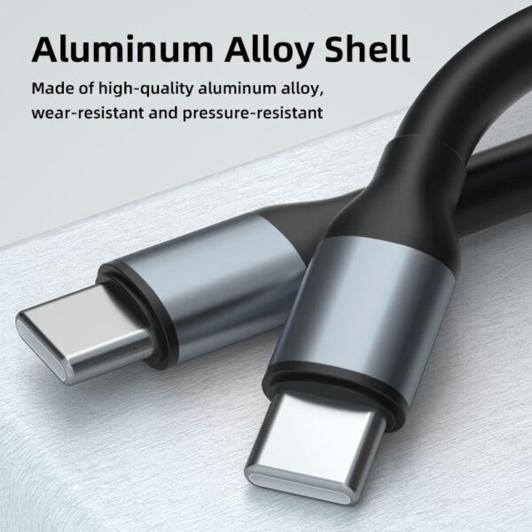 Câble USB-C vers USB-C 60W Tressé