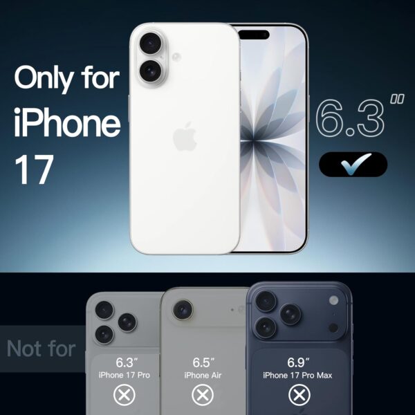 Coque MagSafe iPhone 17 Transparente