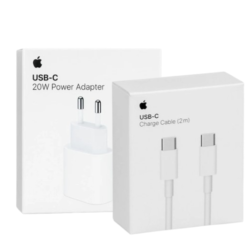 2 Pack Apple Chargeur 20W + Câble